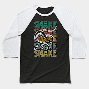 Retro Snake Lover Baseball T-Shirt